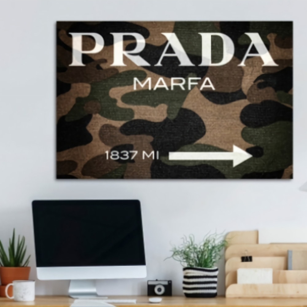 Prada 11"×17" Framed Wall Art